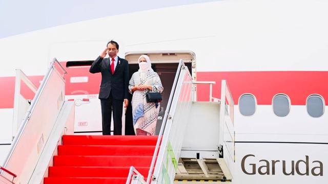 Presiden Jokowi dan Iriana ke Beijing Naik Garuda-Image-1