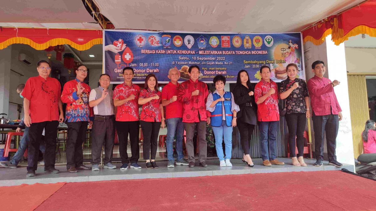 PSMTI Kalbar Rayakan Festival Kue Bulan dengan Kegiatan Donor Darah-Image-1