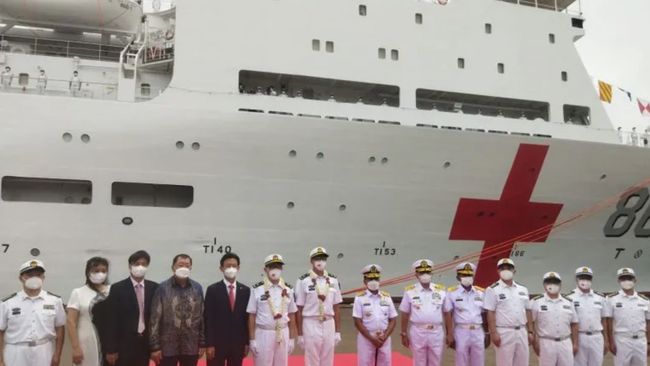 Melongok Kapal Rumah Sakit China di Tanjung Priok-Image-1