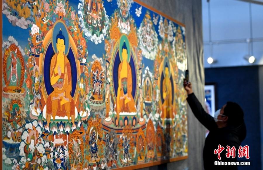 POTRET Pameran Lukisan Thangka ke-8 di Tibet-Image-2