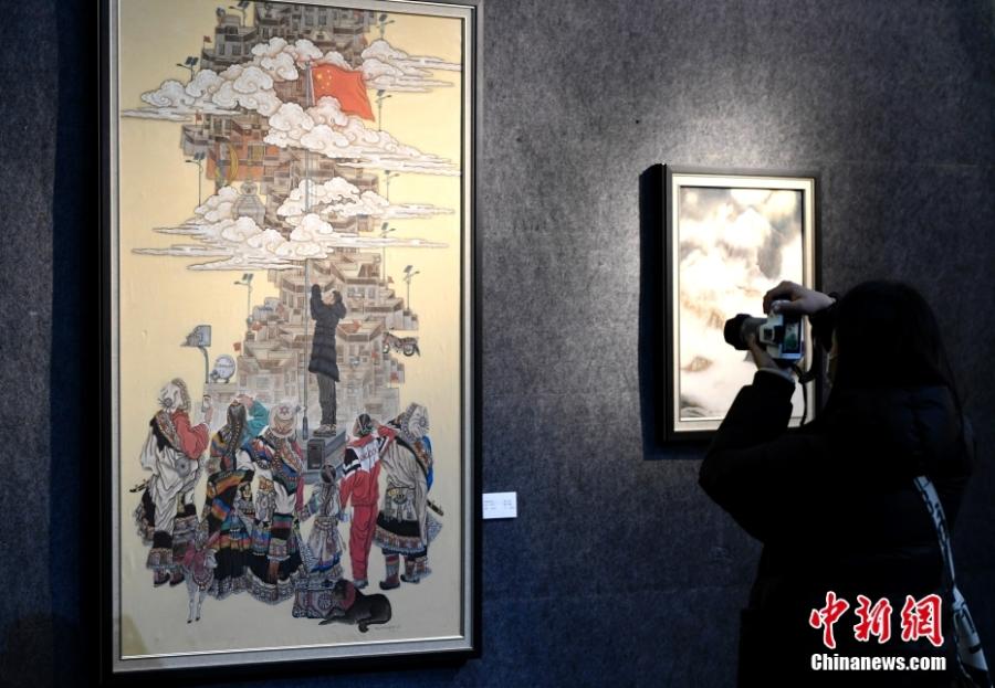 POTRET Pameran Lukisan Thangka ke-8 di Tibet-Image-3