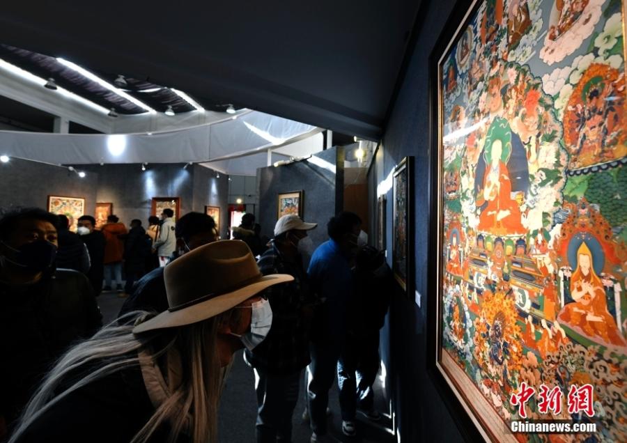 POTRET Pameran Lukisan Thangka ke-8 di Tibet-Image-4