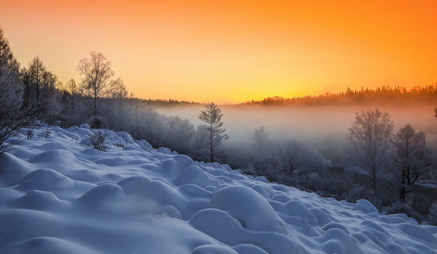 POTRET Jika Ingin Lihat Salju, Datanglah ke Xunke-Image-3