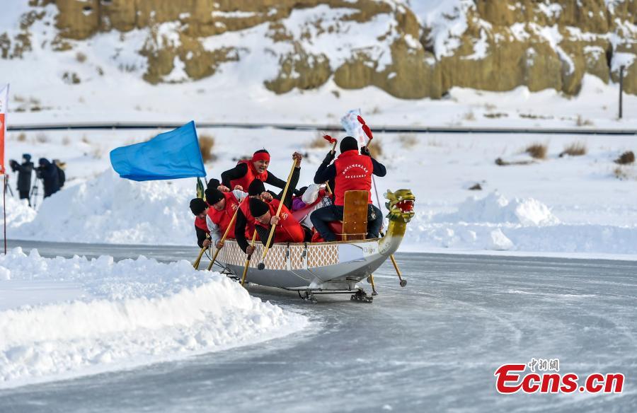 Balap Perahu Naga Es Danau Ulungu Dimulai-Image-4