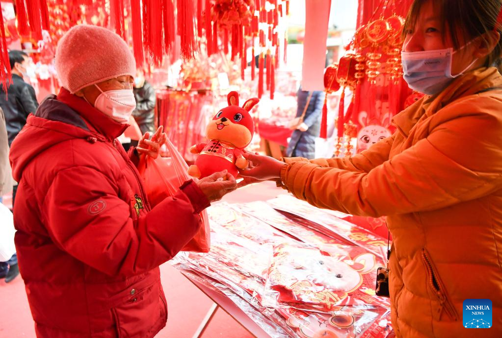 Pasar Belanja Tahun Baru Imlek Ramai di Xi'an-Image-1