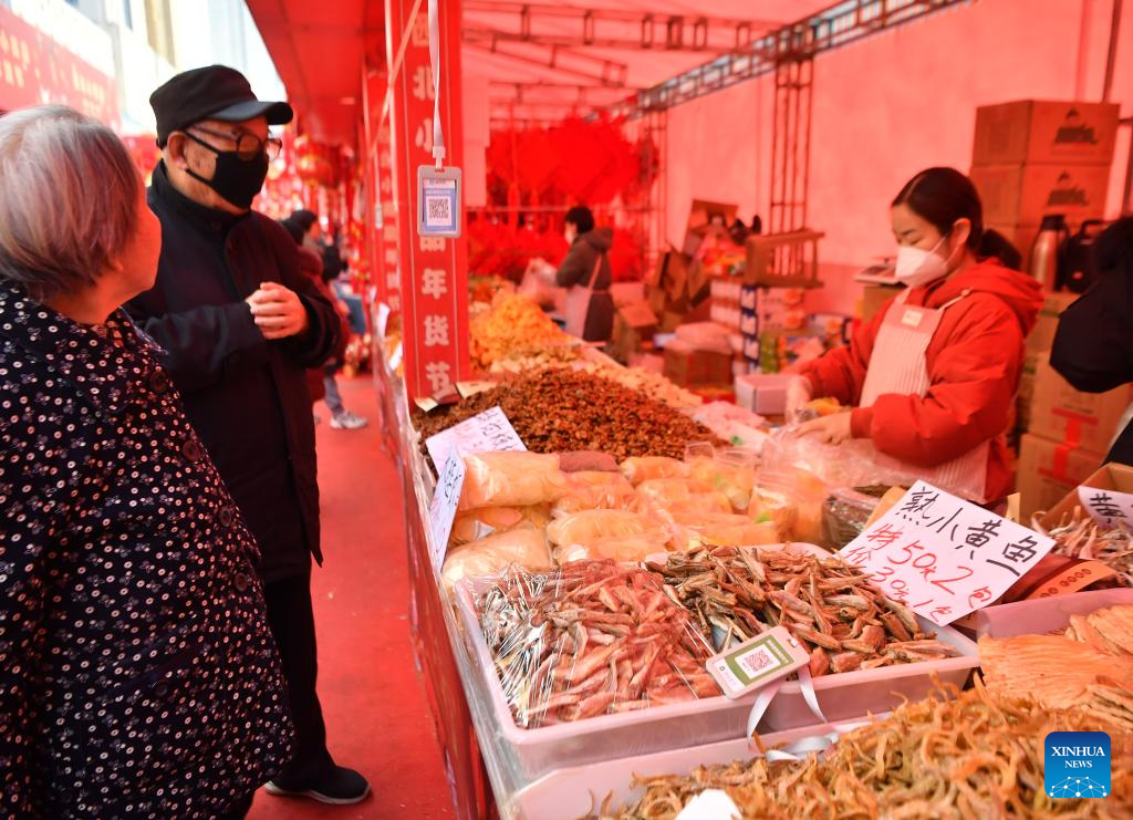 Pasar Belanja Tahun Baru Imlek Ramai di Xi'an-Image-5