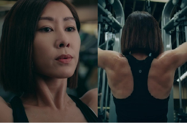 Nancy Wu Punggung Berotot di Film Mission Run-Image-1