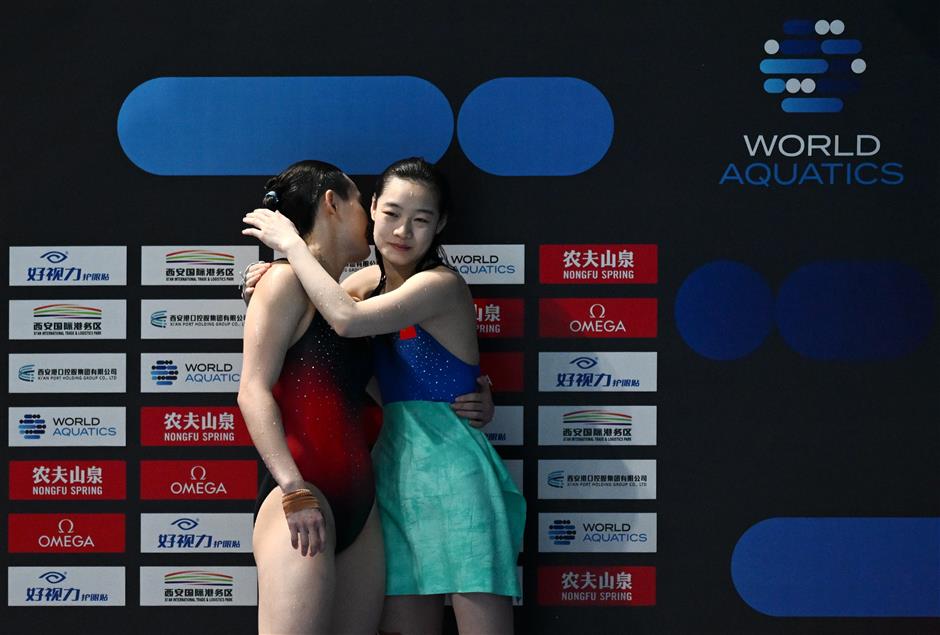 Perenang Wang dan Chen Menang di Piala Dunia Akuatik-Image-1