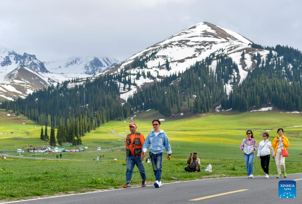 Padang Rumput Narat di Xinyuan Dikunjungi 87.000 Turis-Image-1