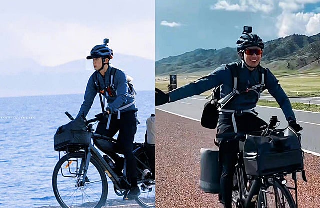 Aktor Leo Wu Liburan ke Xinjiang Ketemu Fans Fanatik-Image-1