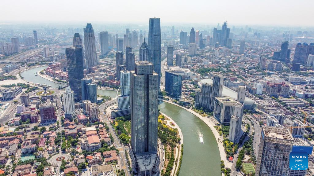 POTRET Pemandangan Udara Kota Tianjin-Image-8