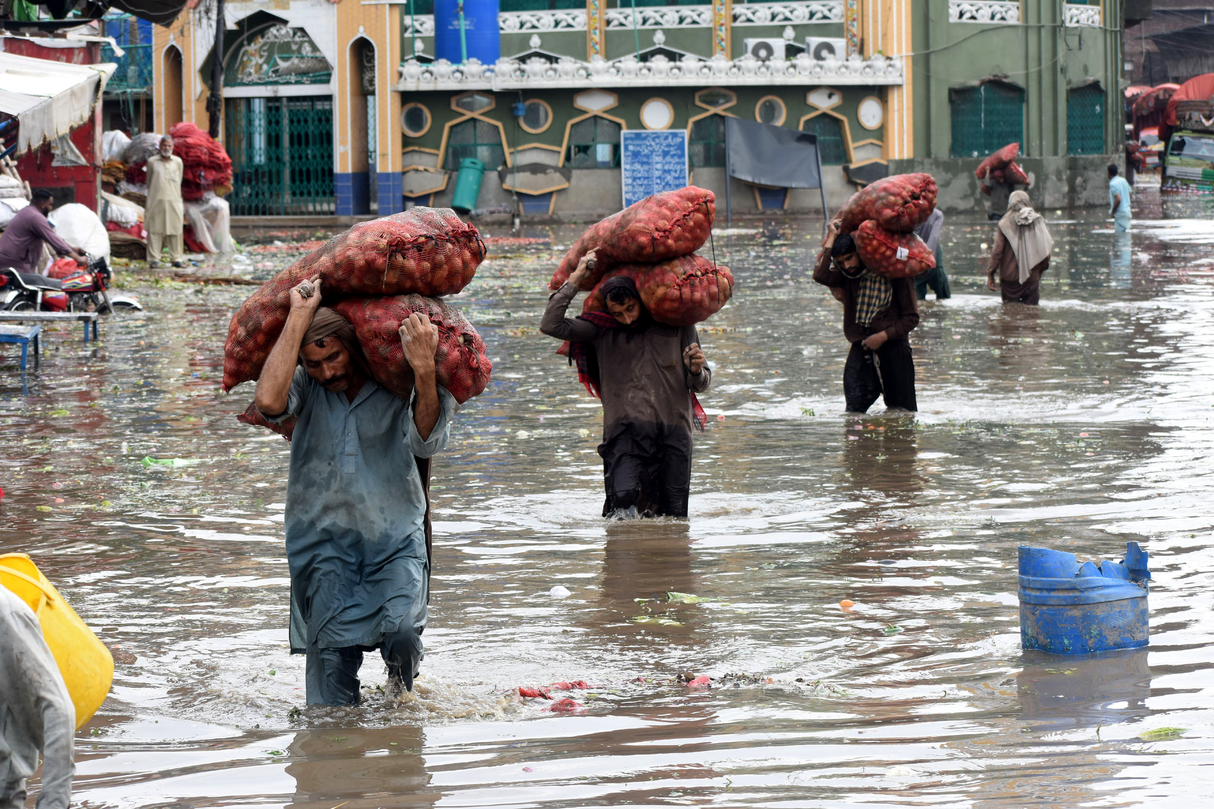 PAKISTAN-LAHORE-HUJAN DERAS-BANJIR-1-Image-1