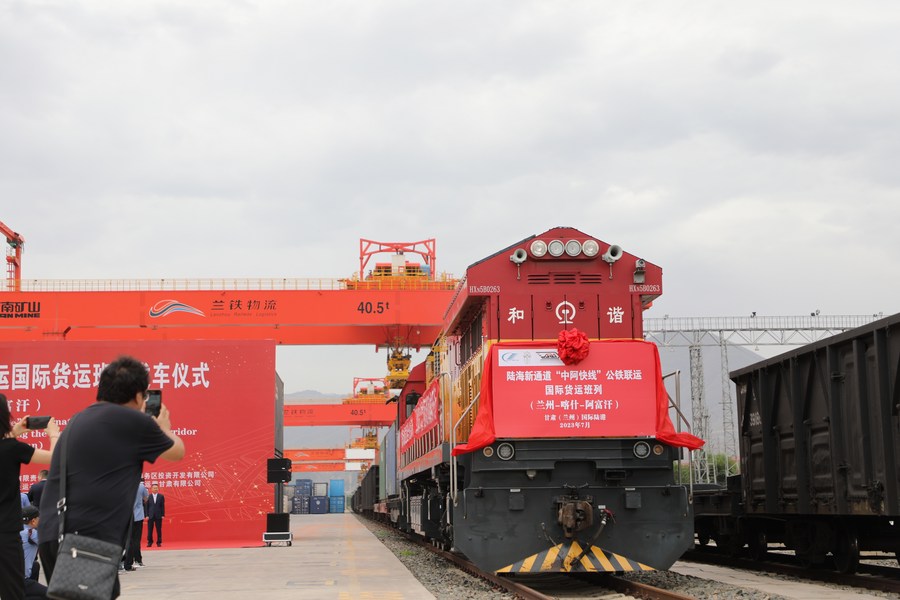 Layanan kereta kargo internasional dari Gansu China ke Afghanistan resmi dibuka-Image-1