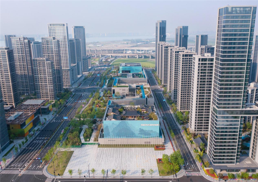 Lukisan Legendaris Gunung Fuchun di Asian Games Village-Image-1