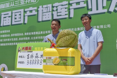 POTRET  Durian 6,91 Kilogram Dilelang 388 Ribu Yuan-Image-1