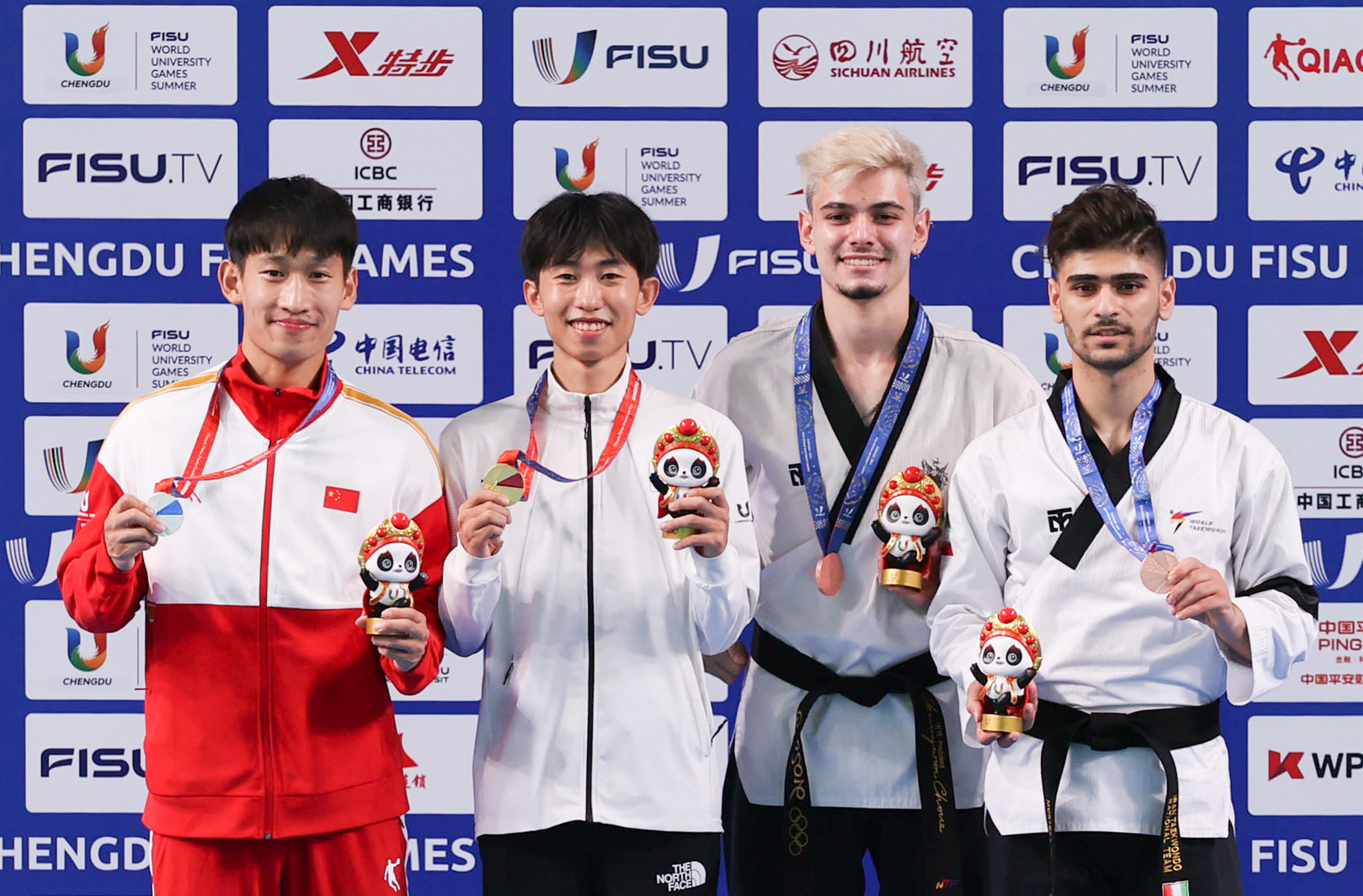 CHINA-SICHUAN-CHENGDU-PESTA OLAHRAGA UNIVERSITAS SEDUNIA-TAEKWONDO-1-Image-1