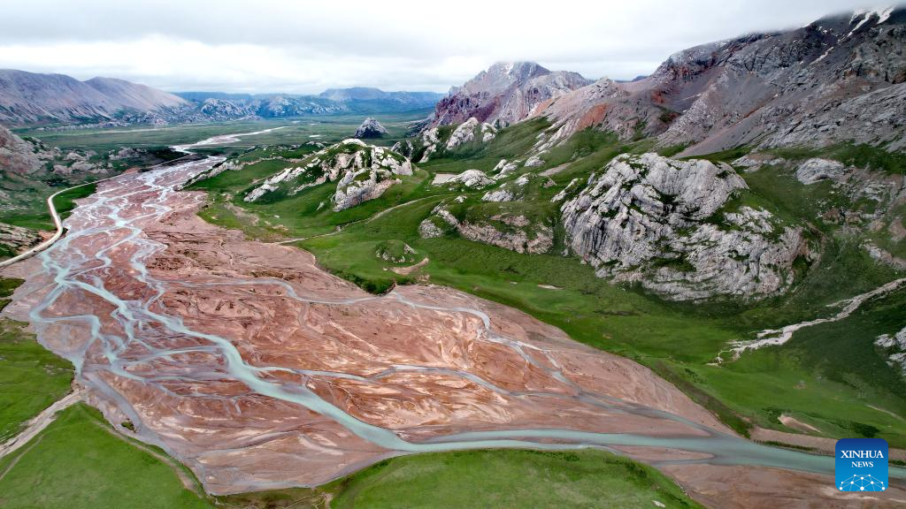 Potret Aliran Sungai Qumar Bentuk Kepang di Qinghai-Image-10