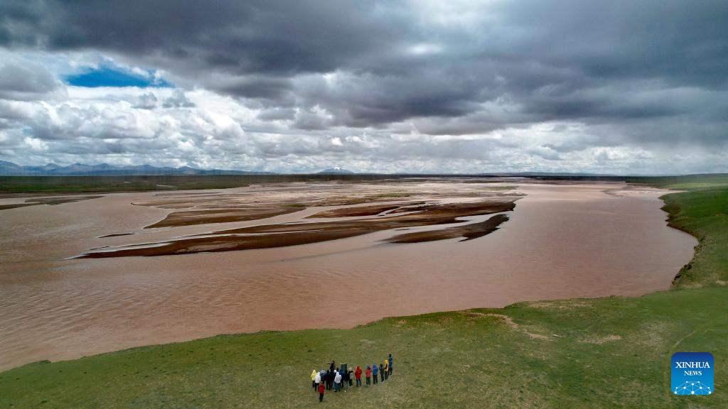 Potret Aliran Sungai Qumar Bentuk Kepang di Qinghai-Image-5