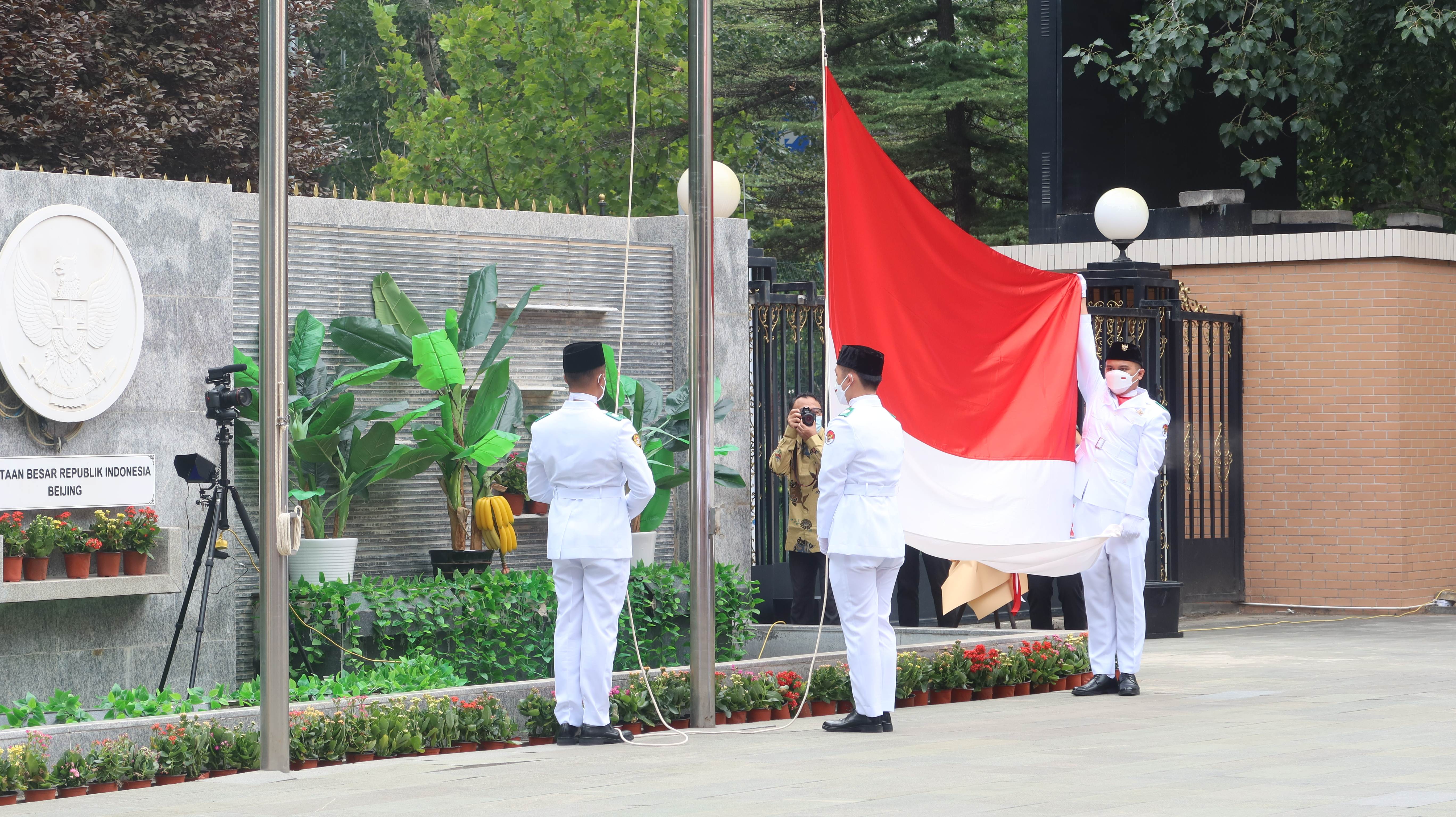 KBRI Beijing Gelar Peringatan HUT Kemerdekaan RI ke-78-Image-1