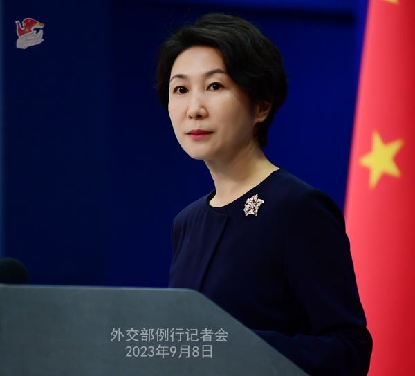 Konferensi Pers Kemenlu China 8 September 2023-Image-1 Konferensi Pers Kemenlu China 8 September 2023-Image-1