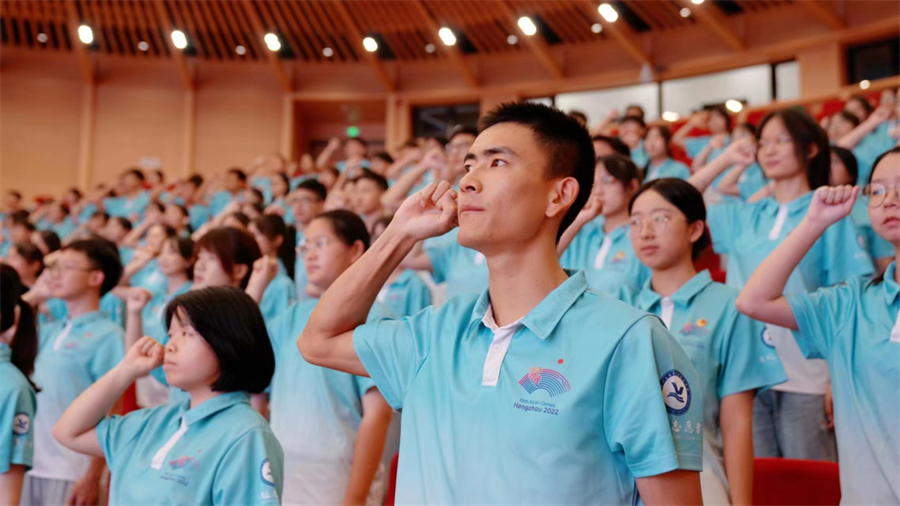 319 Relawan Mahasiswa di Shaoxing Sukseskan Asian Games Hangzhou-Image-1