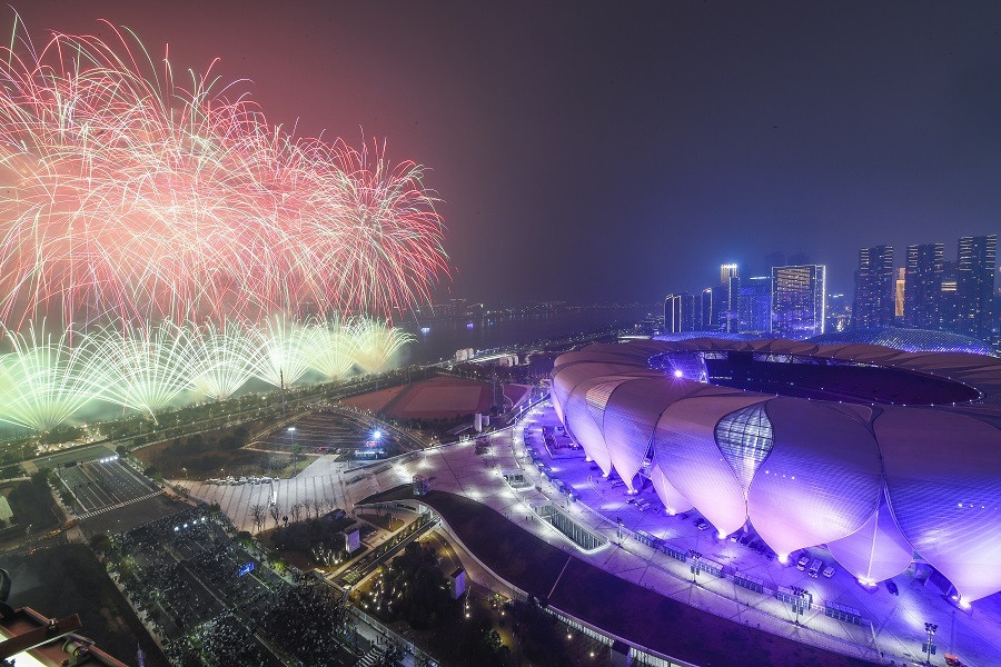 Asian Games Hangzhou Hijau Tanpa Kembang Api-Image-1