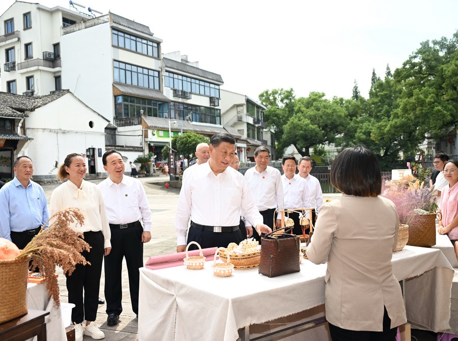 Xi Jinping inspeksi Kota Jinhua di Provinsi Zhejiang, China timur-Image-1