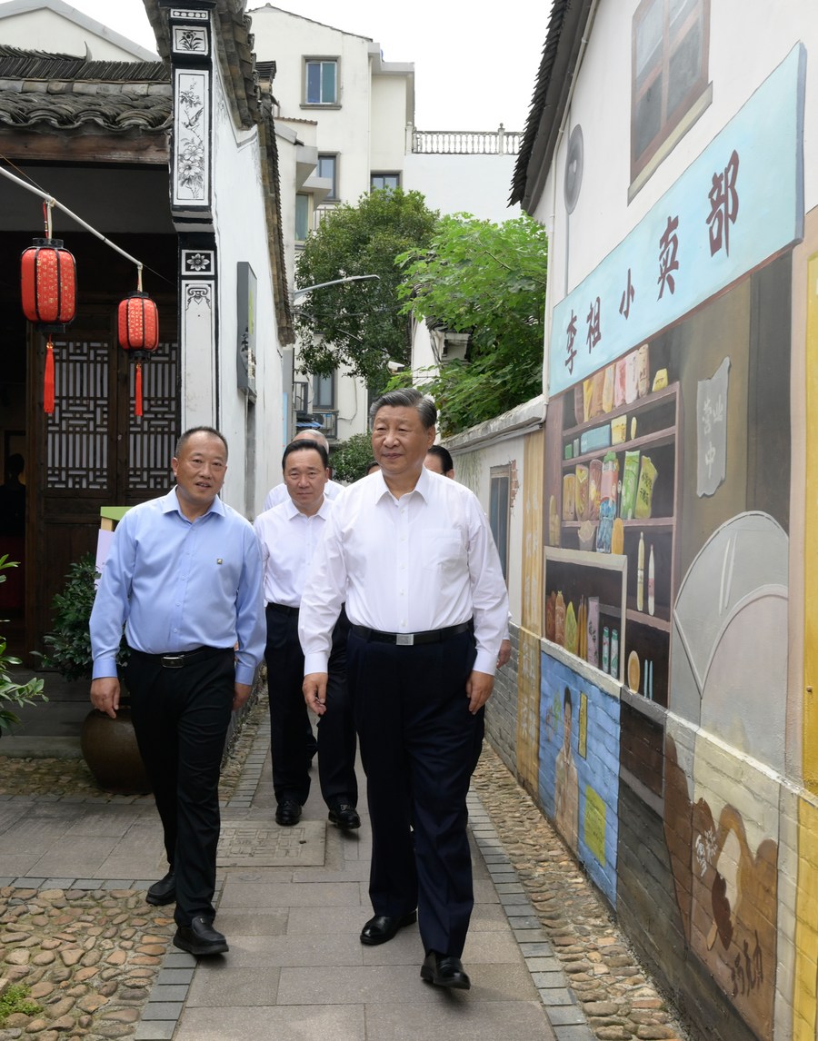 Xi Jinping inspeksi Kota Jinhua di Provinsi Zhejiang, China timur-Image-2