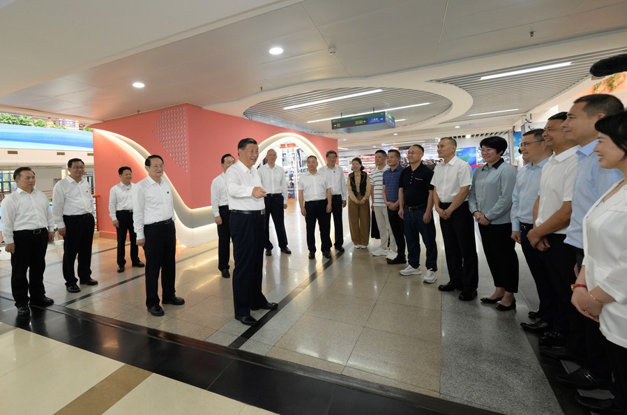 Xi Jinping inspeksi Kota Jinhua di Provinsi Zhejiang, China timur-Image-5