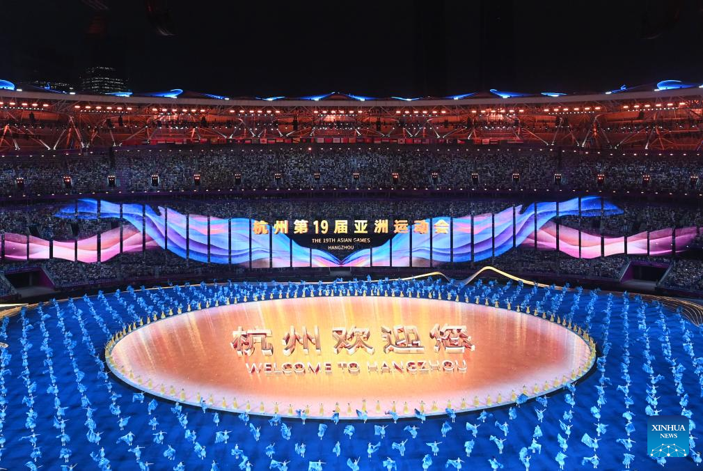 POTRET Upacara pembukaan Asian Games Hangzhou-Image-7