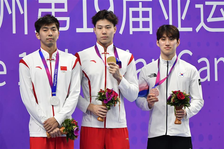 Perenang Qin Haiyang Raih Emas di 100 Meter Gaya Dada-Image-1 Perenang Qin Haiyang Raih Emas di 100 Meter Gaya Dada-Image-1