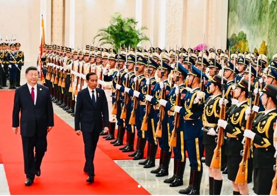 Pertemuan Joko Widodo - Xi Jinping di Great Hall of the People, Beijing-Image-1