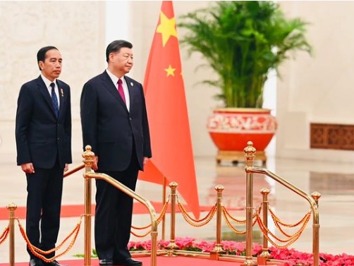 Pertemuan Joko Widodo - Xi Jinping di Great Hall of the People, Beijing-Image-3