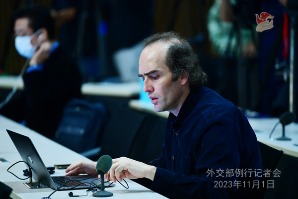 Konferensi Pers Kemenlu China 1 November 2023-Image-2