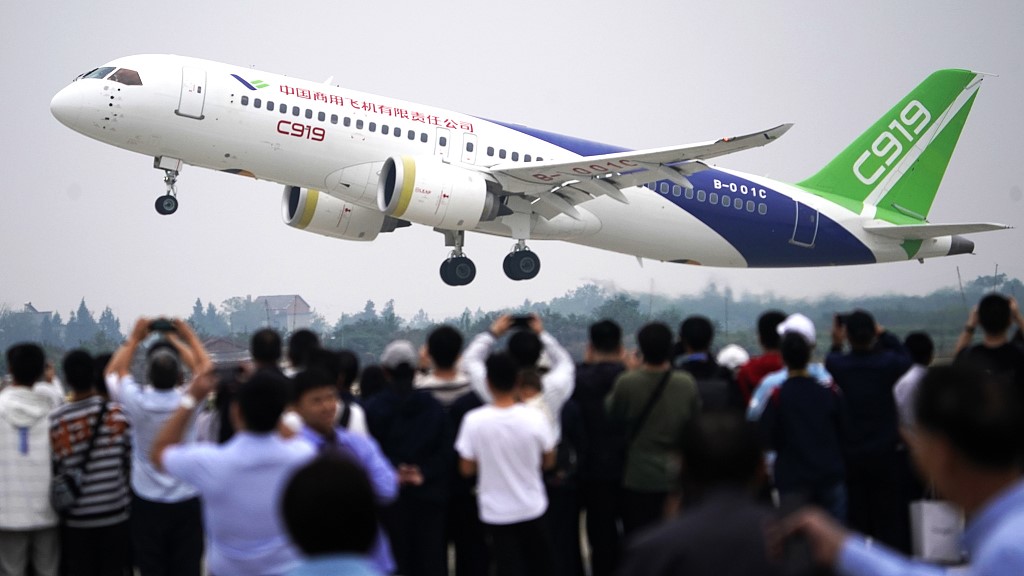 Pesawat C919 Produk China akan Dipamerkan di Hong Kong-Image-1