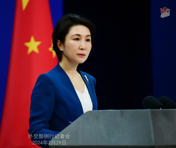 Konferensi Pers Kemenlu China 29 Februari 2024-Image-1