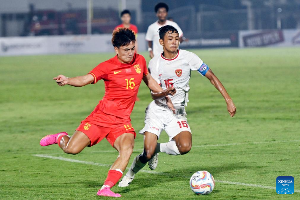 POTRET: Pertandingan Persahabatan U20 China vs Indonesia-Image-7
