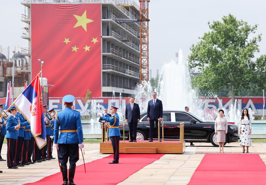Xi Jinping dan Vucic gelar pembicaraan di Beograd, Serbia-Image-1