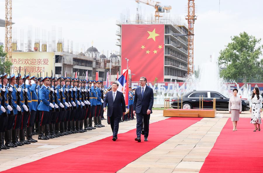 Xi Jinping dan Vucic gelar pembicaraan di Beograd, Serbia-Image-2