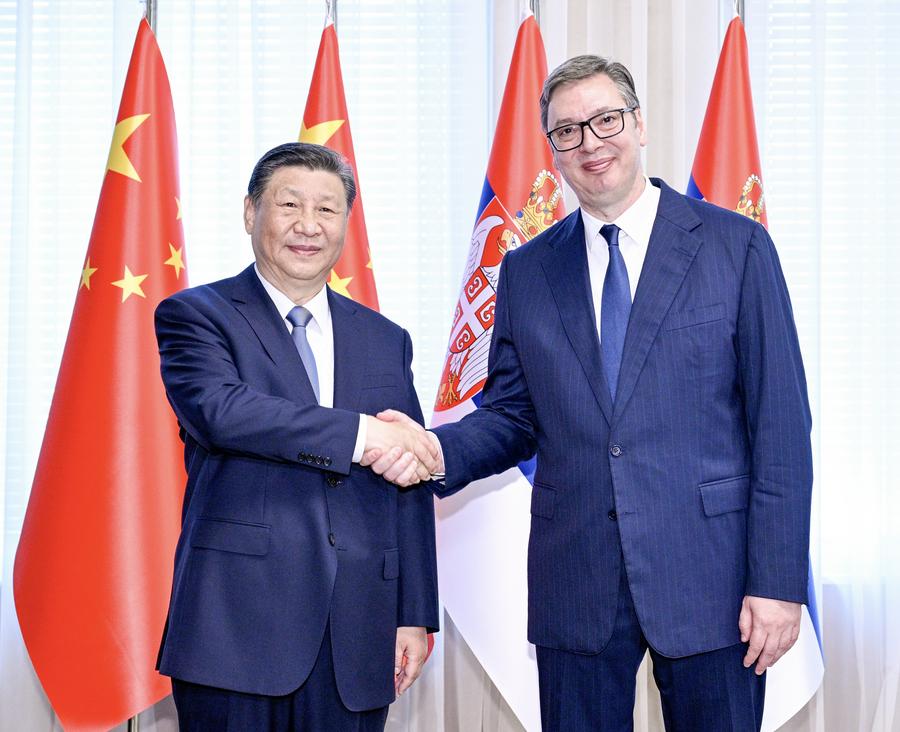Xi Jinping dan Vucic gelar pembicaraan di Beograd, Serbia-Image-4