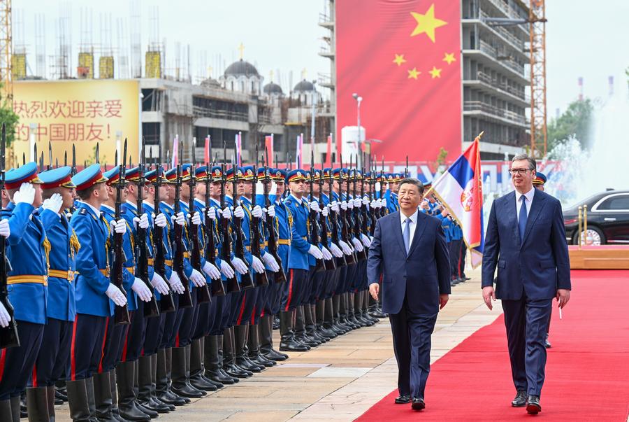 Xi Jinping dan Vucic gelar pembicaraan di Beograd, Serbia-Image-6