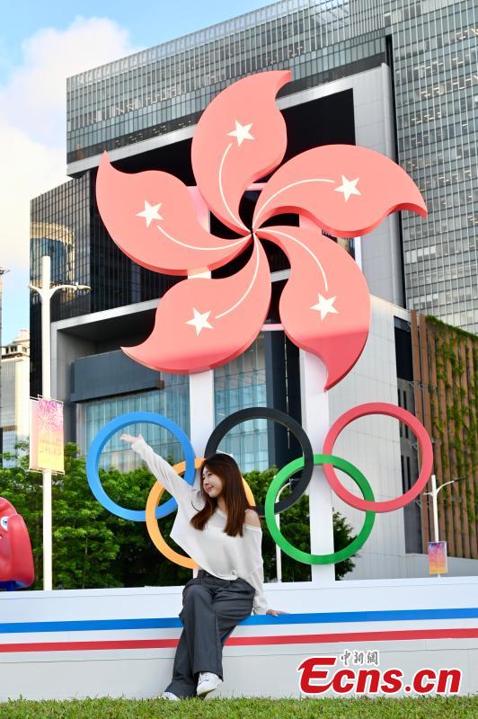 POTRET: Hong Kong Sambut Olimpiade Paris Mendatang-Image-2