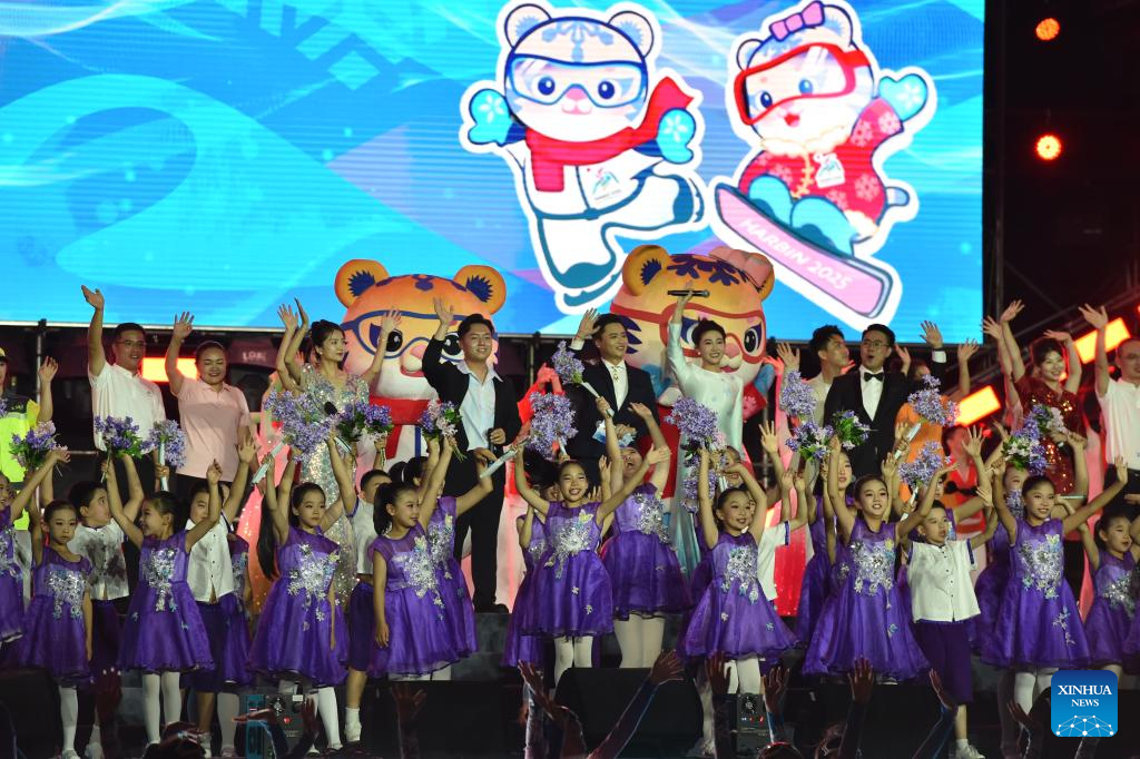 POTRET: Harbin Gelar Upacara Tandai 200 Hari Jelang Asian Winter Games ke-9-Image-4