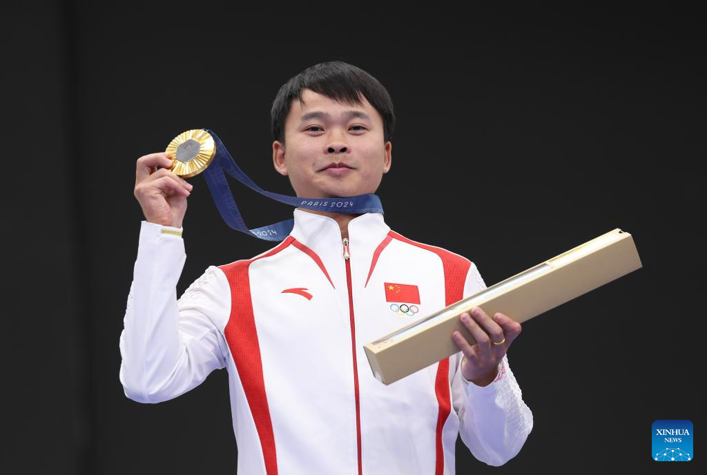 Petembak China, Xie Yu Raih Emas Air Pistol Putra 10m  di Olimpiade Paris 2024-Image-1