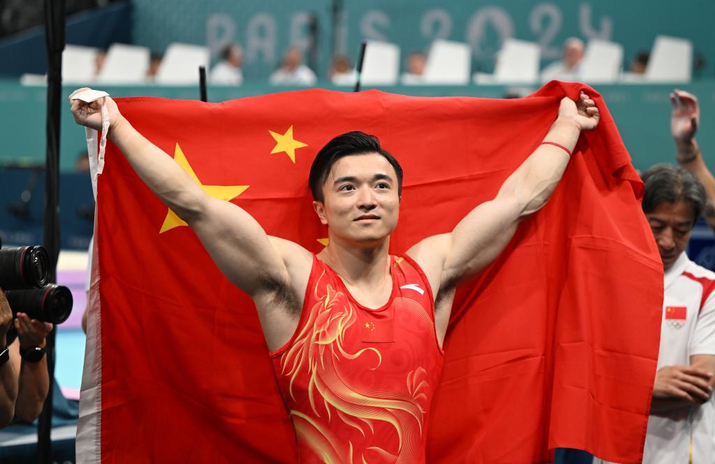 Potret : Liu Yang Raih Medali Emas Pertama Senam China di Olimpiade Paris-Image-1