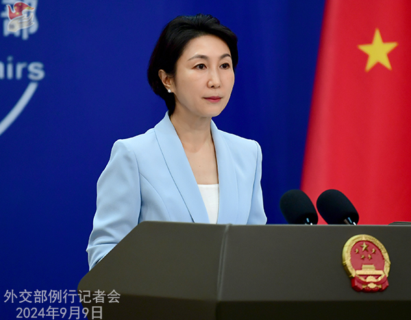 Konferensi Pers Kemenlu China 9 September 2024-Image-1