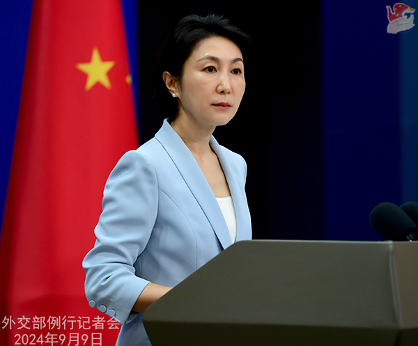 Konferensi Pers Kemenlu China 9 September 2024-Image-4