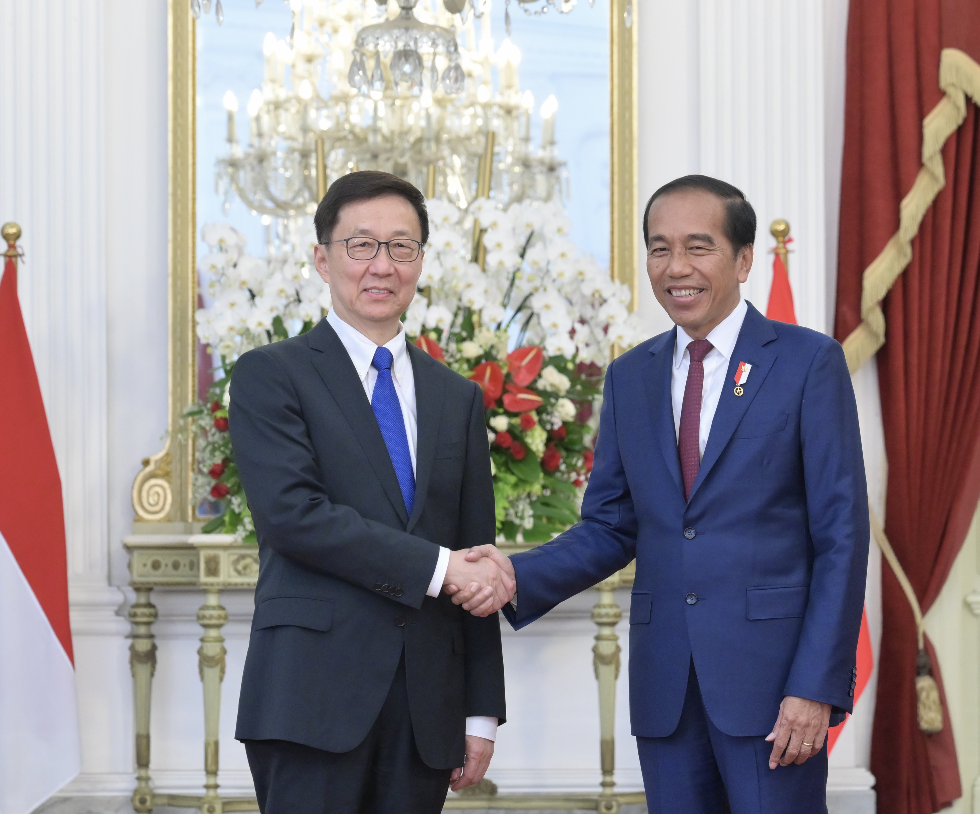 INDONESIA-JAKARTA-CHINA-HAN ZHENG-JOKO WIDODO-PERTEMUAN-Image-1