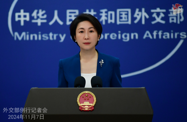 Konferensi Pers Kemenlu China 7 November 2024-Image-1