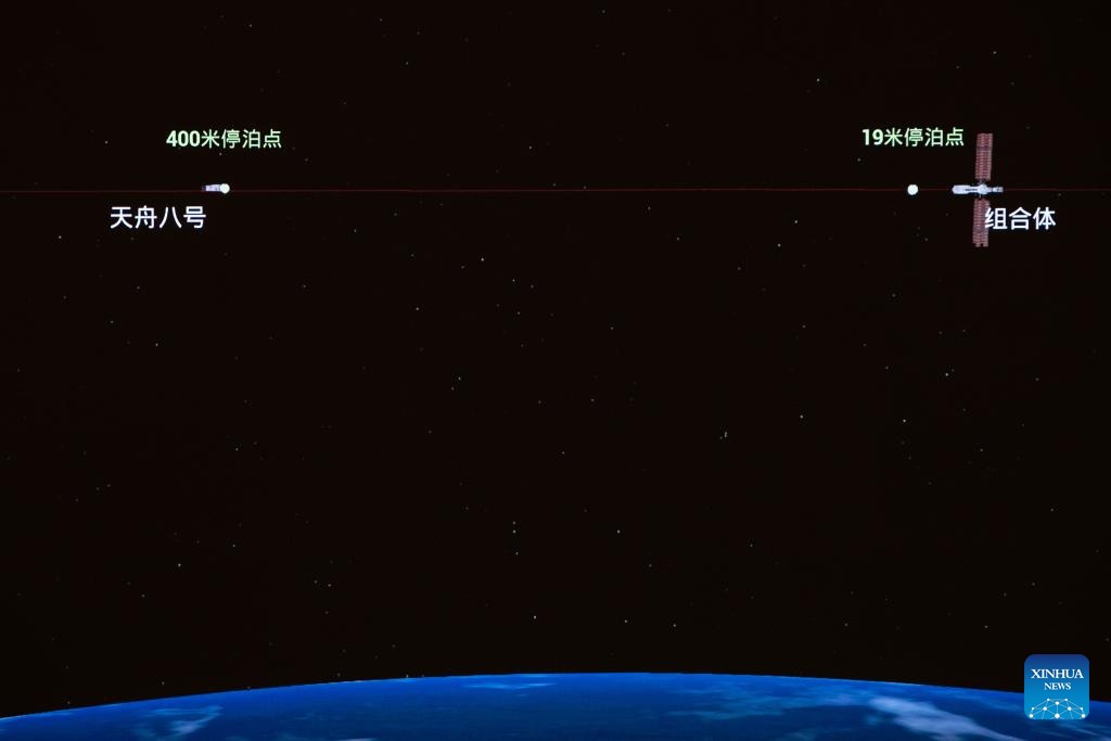 Potret : Pesawat Kargo China Tianzhou-8 Berlabuh di Stasiun Luar Angkasa Tiangong-Image-1